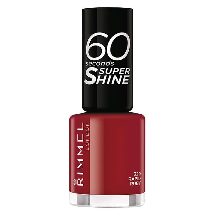 Лак для ногтей Rimmel `60 Seconds` Re-lanch  320 тон (rapid ruby)