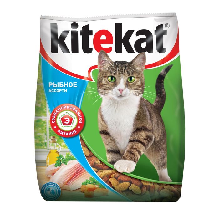 Сухой корм Kitekat &quot;Улов рыбака&quot; для кошек, 350 г