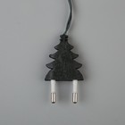 Гирлянда «Нить» 1.2 м, IP20, тёмная нить, 20 ламп, свечение мульти, 220 В 187153