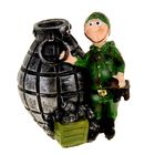 Копилка "Солдат с гранатами" Копилка "Солдат с гранатами"