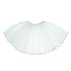 Карнавальная юбка, трёхслойная, 4-6 лет, цвет белый - фото 107198642