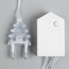 Гирлянда «Нить» 5 м с насадками «Игла», IP20, прозрачная нить, 50 LED, свечение белое, 8 режимов, 220 В 1080511