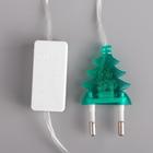 Гирлянда «Нить» 5 м с насадками «Кубики тающие», IP20, прозрачная нить, 20 LED, свечение мульти (RG/RB), мигание, 220 В 1080395