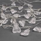 Гирлянда «Нить» 5 м с насадками «Подарки», IP20, прозрачная нить, 20 LED, свечение мульти (RG/RB), мигание, 220 В 1080396