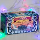 Гирлянда «Нить» 5 м с насадками «Два колокольчика», IP20, прозрачная нить, 20 LED, свечение мульти (RG/RB), мигание, 220 В 1080397