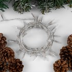 Гирлянда «Нить» 5 м с насадками «Игла», IP20, прозрачная нить, 50 LED, свечение синее, 8 режимов, 220 В 1080512