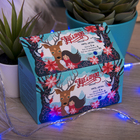 Гирлянда «Нить» 5 м с насадками «Игла», IP20, прозрачная нить, 50 LED, свечение синее, 8 режимов, 220 В 1080512