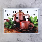 Часы настенные, серия: Интерьер, "Японский чайный набор", 25х35  см, микс - фото 101924