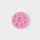 Молд «Круговорот роз», 9,5 см, цвет МИКС - фото 102030