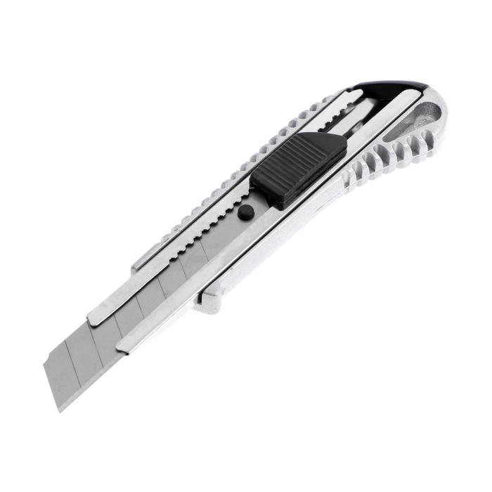 Нож универсальный ТУНДРА, металлический корпус, 18 мм - фото 102445