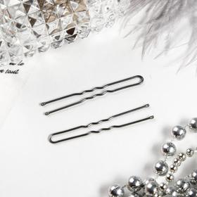 Шпильки для волос ′Классик′  (набор 10 шт) 5 см, серебро в Донецке