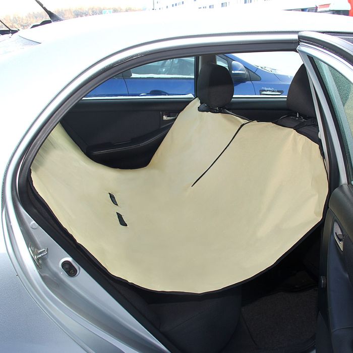 Авточехол непромокаемый на заднее сиденье, 143 х 129 см, микс цветов - фото 103552