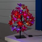 Светодиодный куст «Лилии красные 30 см, 32 LED, мигание, 220 В, свечение мульти (RG/RB) - фото 3528795