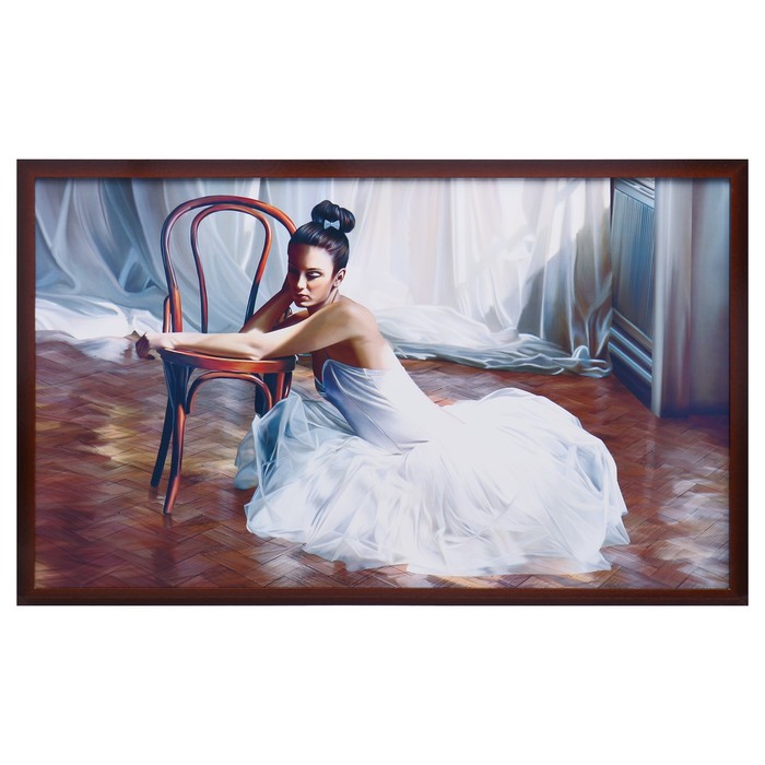 Картина "Девушка балерина" рамка микс 66х106см - фото 8283231