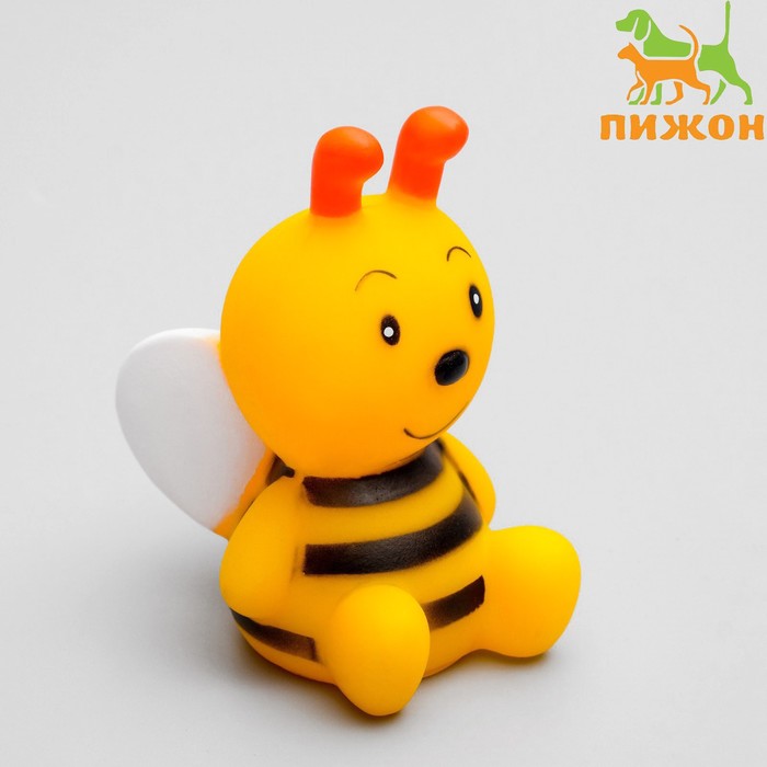 Игрушка пищащая Пчелка, 8,5 см