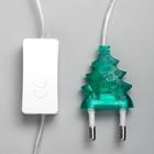 Гирлянда «Нить» 5 м с насадками «Бабочки малые», IP20, прозрачная нить, 20 LED, свечение мульти (RG/RB), мигание, 220 В 1080384