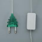 Гирлянда «Нить» 2.5 м, IP20, прозрачная нить, 25 LED, свечение RG/RB, мигание, 220 В 1080342