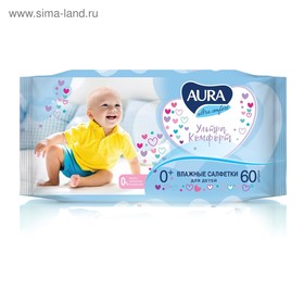 {{photo.Alt || photo.Description || 'Влажные салфетки Aura Ultra Comfort, детские, 60 шт'}}