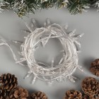 Гирлянда «Нить» 10 м с насадками «Игла», IP20, прозрачная нить, 100 LED, свечение мульти, 8 режимов, 220 В 1080520