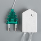 Гирлянда «Нить» 10 м с насадками «Игла», IP20, прозрачная нить, 100 LED, свечение мульти, 8 режимов, 220 В 1080520