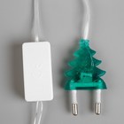 Гирлянда «Нить» 1.2 м, IP20, прозрачная нить, 12 LED, свечение мульти, фиксинг, 220 В 1080340