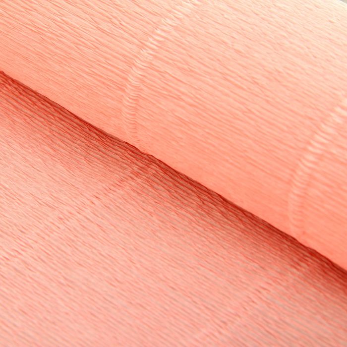 Бумага гофрированная, 548 "Светло-персиковая (камелия)", 0,5 х 2,5 м