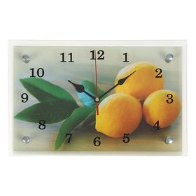 Часы настенные, серия: Кухня, "Лимонный аромат", 20х30  см, микс