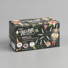 Гирлянда «Нить» 3 м с насадками «Сосульки 7,5 см», IP20, прозрачная нить, 20 LED, свечение мульти (RG/RB), мигание, USB 1080377