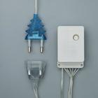 Гирлянда «Занавес» 1.5 × 1 м, IP20, прозрачная нить, 180 LED, свечение синее, 8 режимов, 220 В 1080454