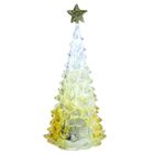 Игрушка световая "Ёлочка со звездой" (батарейки в комплекте) 13,5 см, 1 LED, RGB, ЖЁЛТАЯ