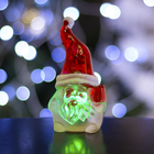 Игрушка световая "Гномик Дед Мороз" (батарейки в комплекте) 1 LED, RGB