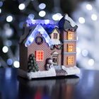 Фигурка светящаяся "Новогодний домик" 15 х 7х 15.5 см, 8 LED