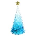 Игрушка световая "Ёлочка со звездой" (батарейки в комплекте) 13,5 см, 1 LED, RGB, СИНЯЯ