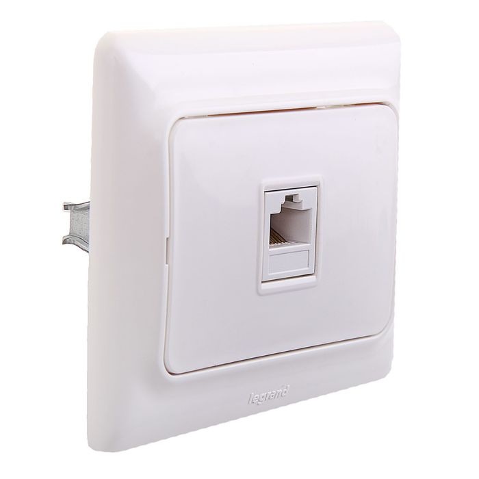 розетка легран rj45. розетка ethernet rj-45. розетка blanca наружная двойная компьютерная rj45, кат. Leg 782228. 5e-2.