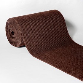 Покрытие ковровое щетинистое «Травка», 0,9×15 м, в рулоне, цвет коричневый