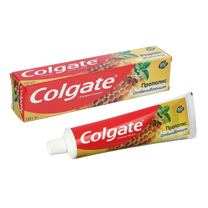 Зубная паста Colgate,прополис, отбеливающая, 100 мл