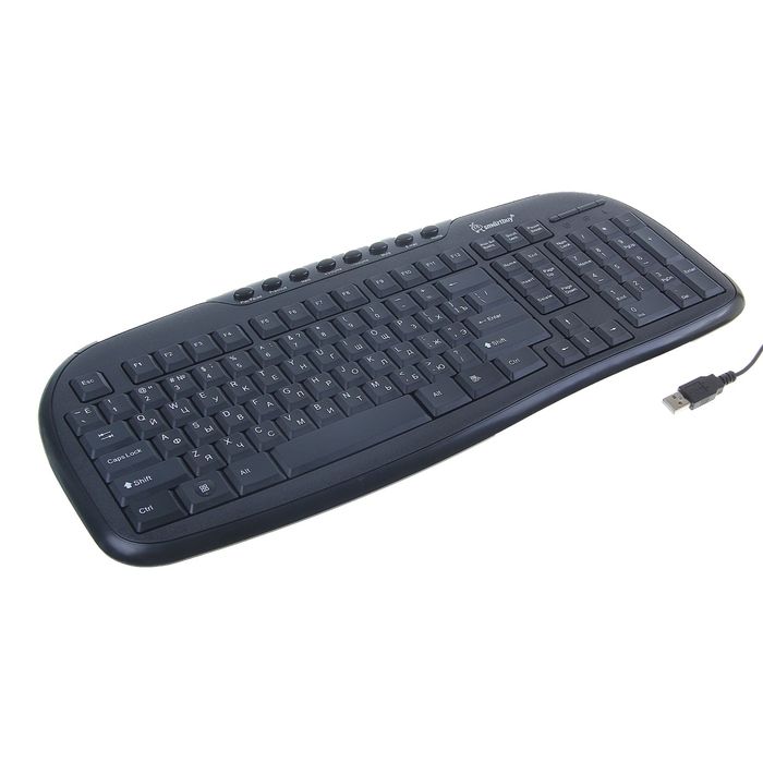 Клавиатура Smartbuy 205, USB, черная