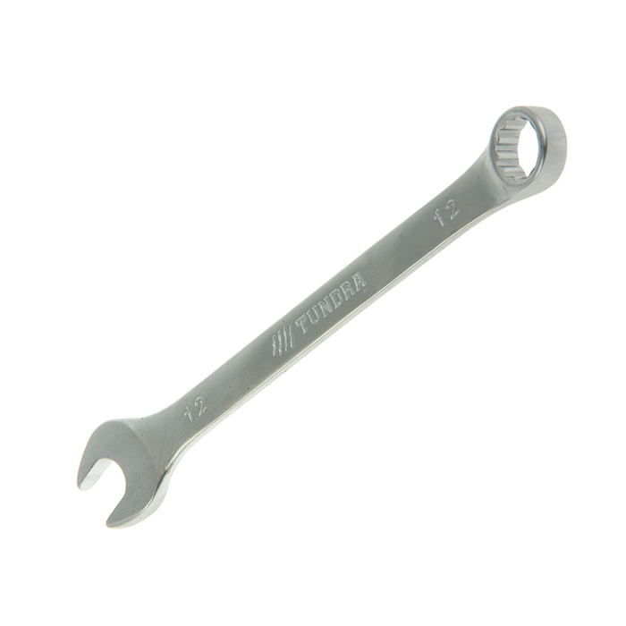 Ключ комбинированный TUNDRA, CrV, сатин, 12 мм
