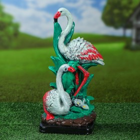Садовая фигура "Семья фламинго", разноцветный, 34 см