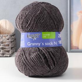 Пряжа Granny`s sock N (Бабушкин носок Н) 100%акрил 250м/100гр т.натуральный (574)