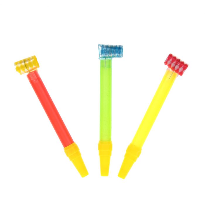 Карнавальный язычок "Цветной" (набор 3 штуки), цвета МИКС