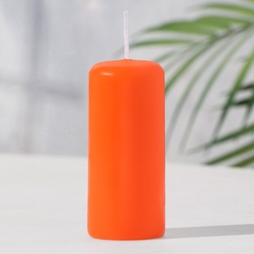 Classic candle 4x9 cm, orange