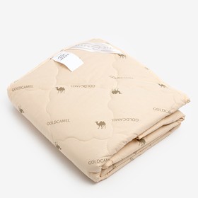 Одеяло "Этель" Верблюжья шерсть 140*205 см, тик, 300 гр/м2