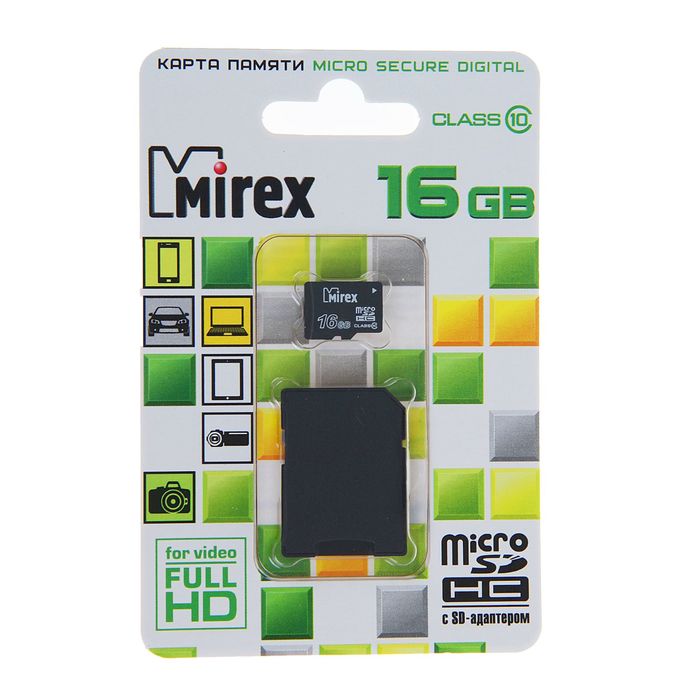 Mirex карта памяти microsdhc 32 гб