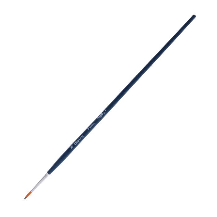 Кисть Синтетика Круглая Байкал нейлон № 5 d-3мм L-13мм (удлиненная ручка)