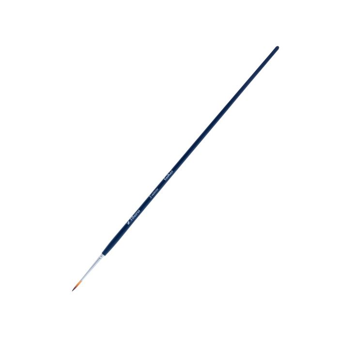 Кисть Синтетика Круглая Байкал нейлон № 3 d-2мм L-11мм (удлиненная ручка)
