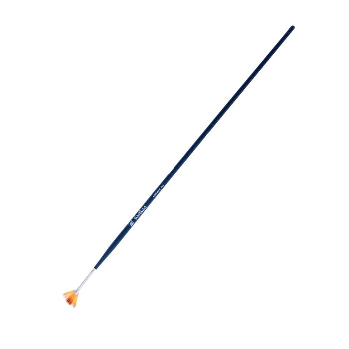Кисть Синтетика Веерная Байкал нейлон № 3 L-15мм (удлиненная ручка)