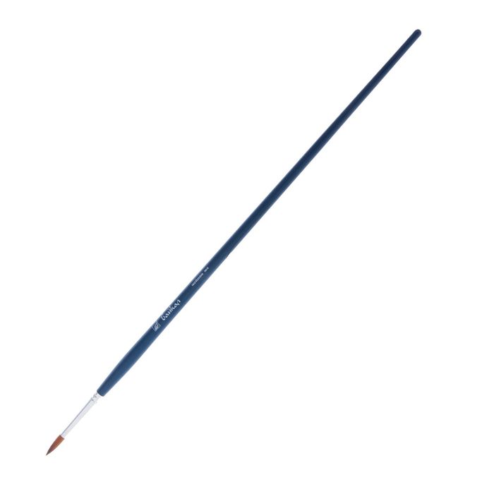 Кисть Синтетика Круглая Байкал нейлон № 6 d-3.5мм L-14мм (удлиненная ручка)