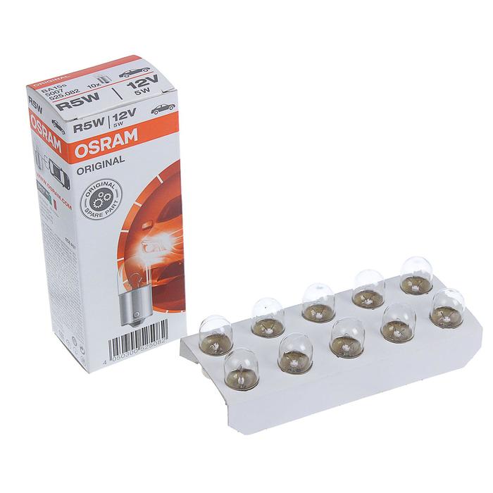 Лампа автомобильная Osram, R5W, 12 В, 5 Вт, 1 шт