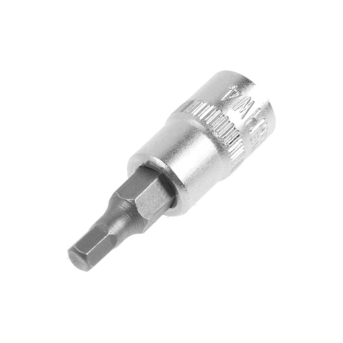 Головка торцевая с битой TUNDRA premium, 1/4&quot;, H4, CrV